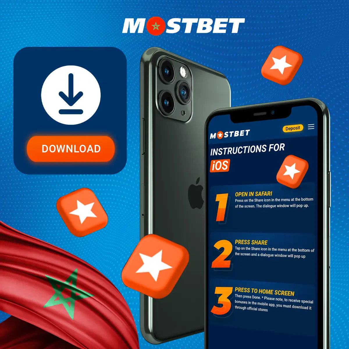 كيفية تنزيل وتثبيت تطبيق Mostbet على نظام iOS