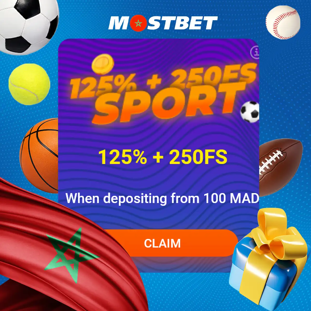 نظرة عامة على المكافأة الترحيبية Mostbet للمراهنات الرياضية