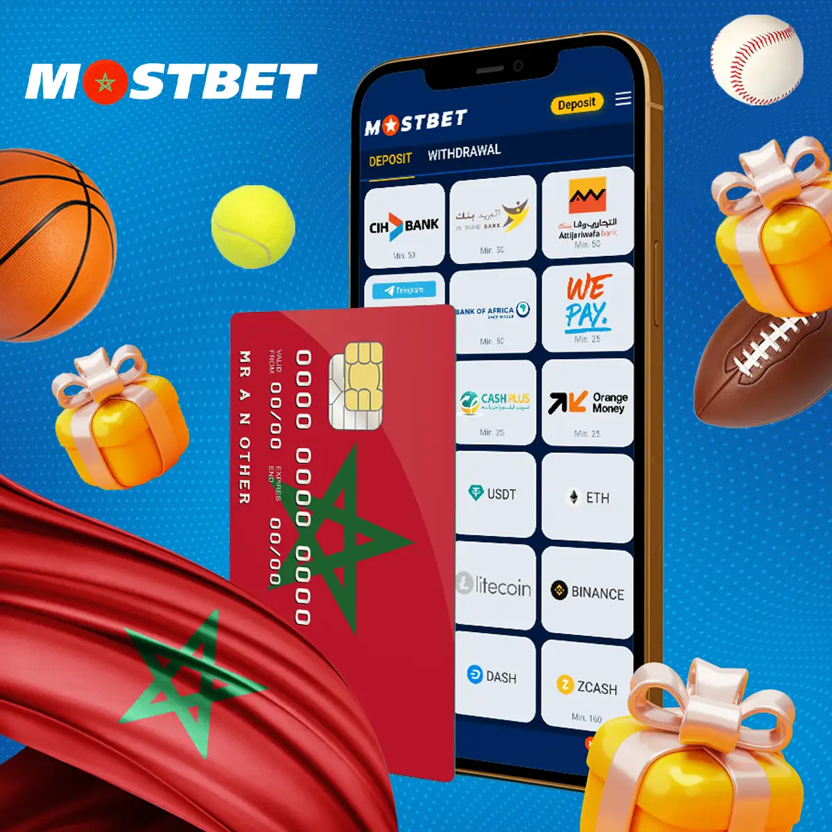 ما هي أنظمة الدفع التي تعمل في Mostbet Morocco؟